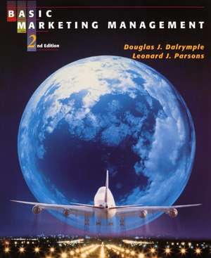 Basic Marketing Management de Douglas J. Dalrymple