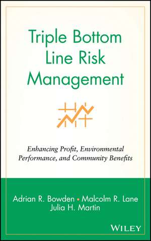 Triple Bottom Line Risk Management – Enhancing Profit, Environmental Performance & Community Benefit de AR Bowden