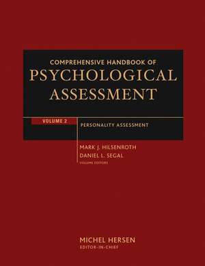 Comprehensive Handbook of Psychological Assessment – Personality Assessment V 2 de M. Hersen