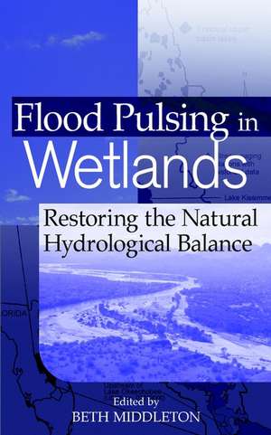 Flood Pulsing in Wetlands – Restoring the Natural Hydrological Balance de BA Middleton