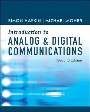 An Introduction to Analog and Digital Communications 2e de SS Haykin