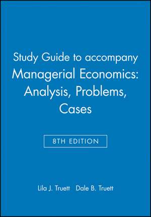 Managerial Economics, Study Guide de Lila J. Truett