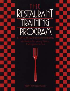 The Restaurant Training Program de Karen E Drummond