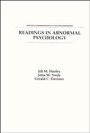 Readings in Abnormal Psychology de JM Hooley