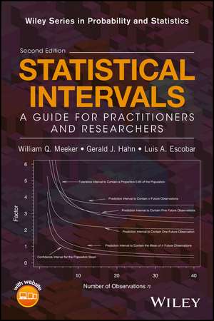 Statistical Intervals – A Guide for Practitioners and Researchers, Second Edition de GJ Meeker