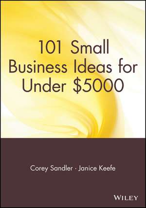 101 Small Business Ideas for Under £5000 de C Sandler