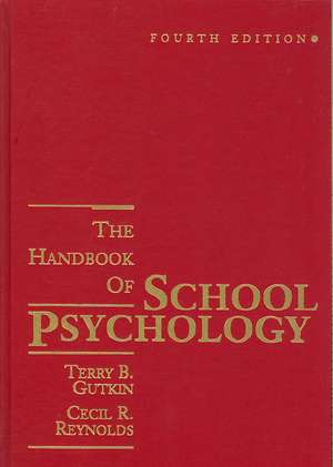 The Handbook of School Psychology 4e de Reynolds