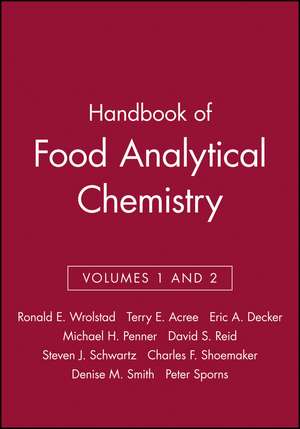 Handbook of Food Analytical Chemistry 2V Set de RE Wrolstad