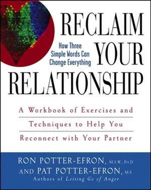 Reclaim Your Relationship: A Workbook of Exercises and Techniques to Help You Reconnect with Your Partner de Ronald T. Potter-Efron