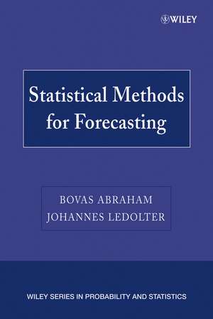 Statistical Methods for Forecasting de B Abraham