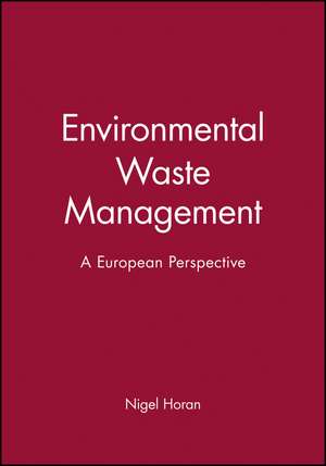 Environmental Waste Management de Nigel Horan