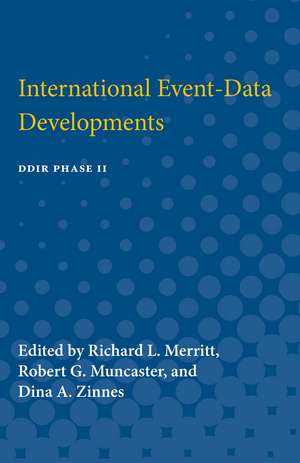 International Event-Data Developments: DDIR Phase II de Richard L. Merritt