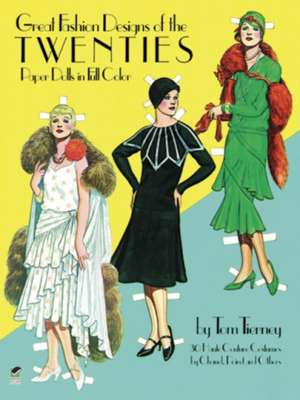 Great Fashion Designs of the Twenties Paper Dolls de Tom Tierney