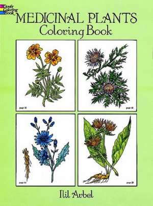 Medicinal Plants Coloring Book de Arbel