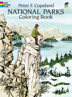 National Parks Coloring Book de Peter F. Copeland