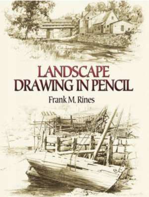 Landscape Drawing in Pencil de Frank M. Rines