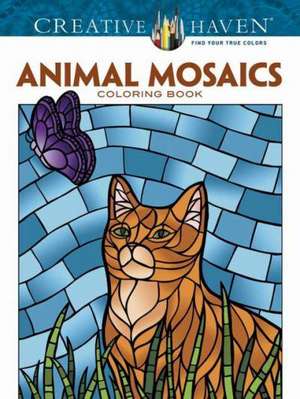 Creative Haven Animal Mosaics Coloring Book de Jessica Mazurkiewicz