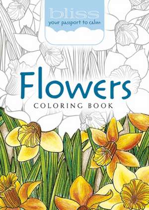 Bliss Flowers Coloring Book de Lindsey Boylan