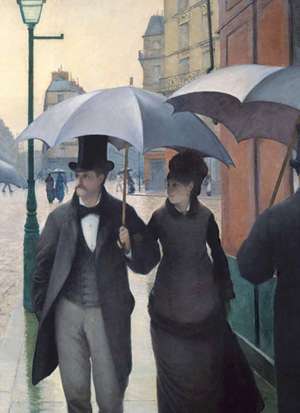 Paris Street; Rainy Day Notebook de Gustave Caillebotte