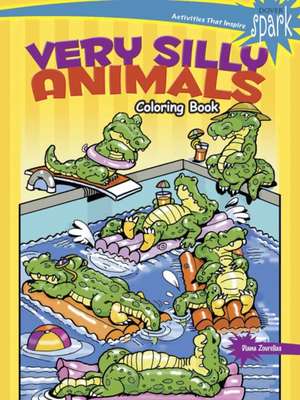 Spark Very Silly Animals Coloring Book de Diana Zourelias