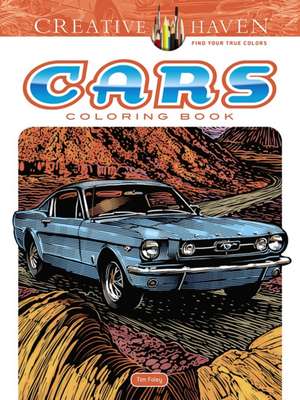 Creative Haven Cars Coloring Book de Tim Foley