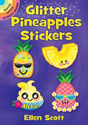 Glitter Pineapples Stickers de Ellen Scott