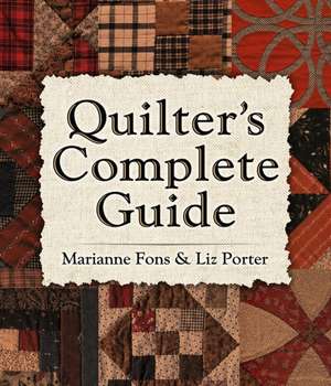 Fons, M: Quilter's Complete Guide de Marianne Fons