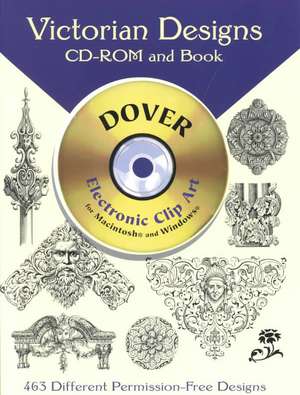 Victorian Designs CD-ROM and Book de Dover Publications Inc