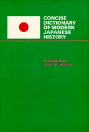 Concise Japan Dict de Hunter