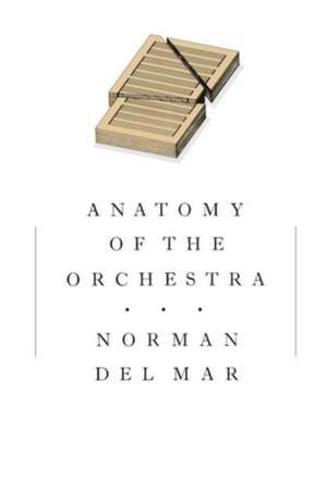 Anatomy of Orchestra (Paper) de Delmar