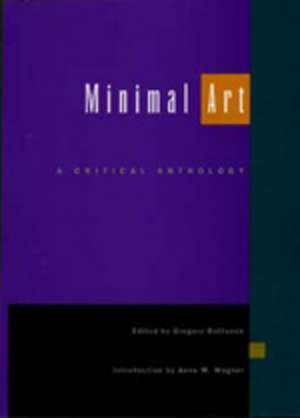 Minimal Art – A Critical Anthology de Gregory Battcock