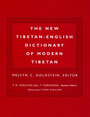 The New Tibetan – English Dictionary of Modern Tibetan de Melvyn C Goldstein