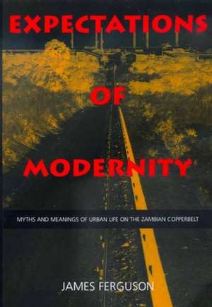 Expectations of Modernity – Myths & Meanings of Urban Life on the Zambian Copperbelt de James Ferguson