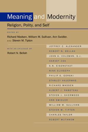 Meaning & Modernity – Religion, Polity & Self de Richard Madsen