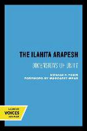 The Ilahita Arapesh – Dimensions of Unity de Donald F. Tuzin