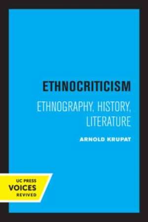 Ethnocriticism de Arnold Krupat