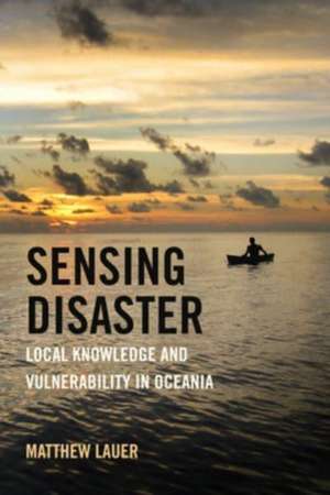 Sensing Disaster de Matthew Lauer