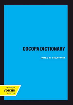 Cocopa Dictionary de James Crawford