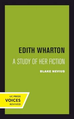 Edith Wharton de Blake Nevius