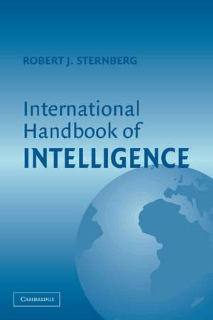 International Handbook of Intelligence de Robert J. Sternberg PhD