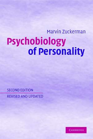 Psychobiology of Personality de Marvin Zuckerman