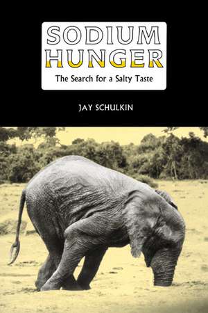 Sodium Hunger: The Search for a Salty Taste de Jay Schulkin