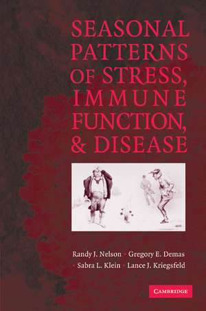 Seasonal Patterns of Stress, Immune Function, and Disease de Randy J. Nelson