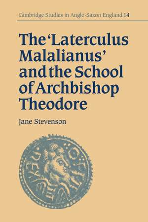 The 'Laterculus Malalianus' and the School of Archbishop Theodore de Jane Stevenson