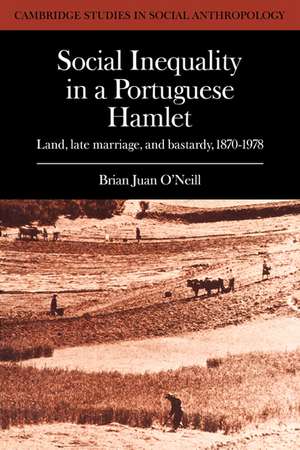 Social Inequality in a Portuguese Hamlet: Land, Late Marriage, and Bastardy, 1870–1978 de Brian Juan O'Neill