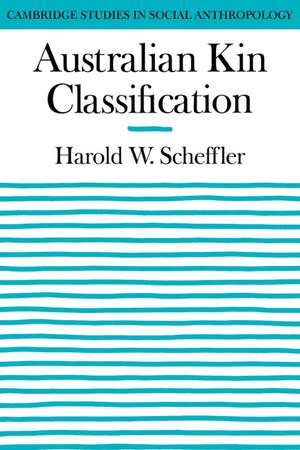 Australian Kin Classification de Harold W. Scheffler