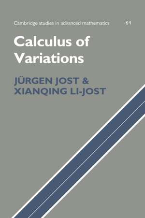 Calculus of Variations de Jürgen Jost