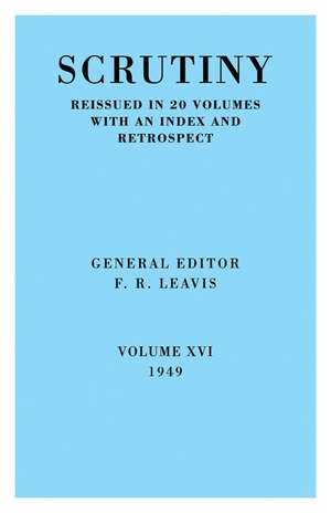 Scrutiny de F. R. Leavis