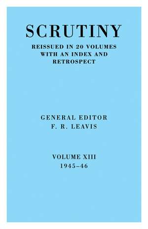 Scrutiny de F. R. Leavis