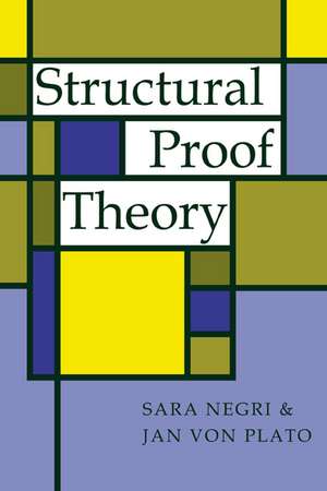 Structural Proof Theory de Sara Negri